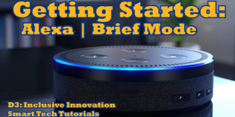An Alexa speaker sits on a table