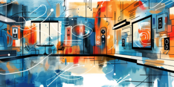 Colorful Smart Home Abstract
