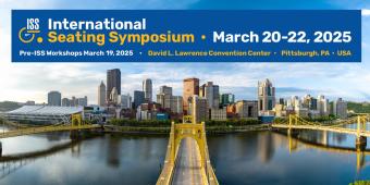 The International Seating Symposium showing the Pittsburgh skyline in the background